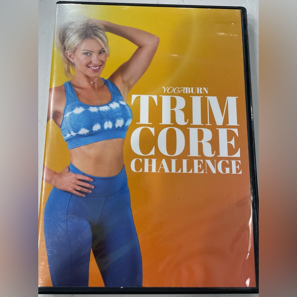 EUC Yoga Burn Trim Core Challenge Premium Package DVD - Like New Condition